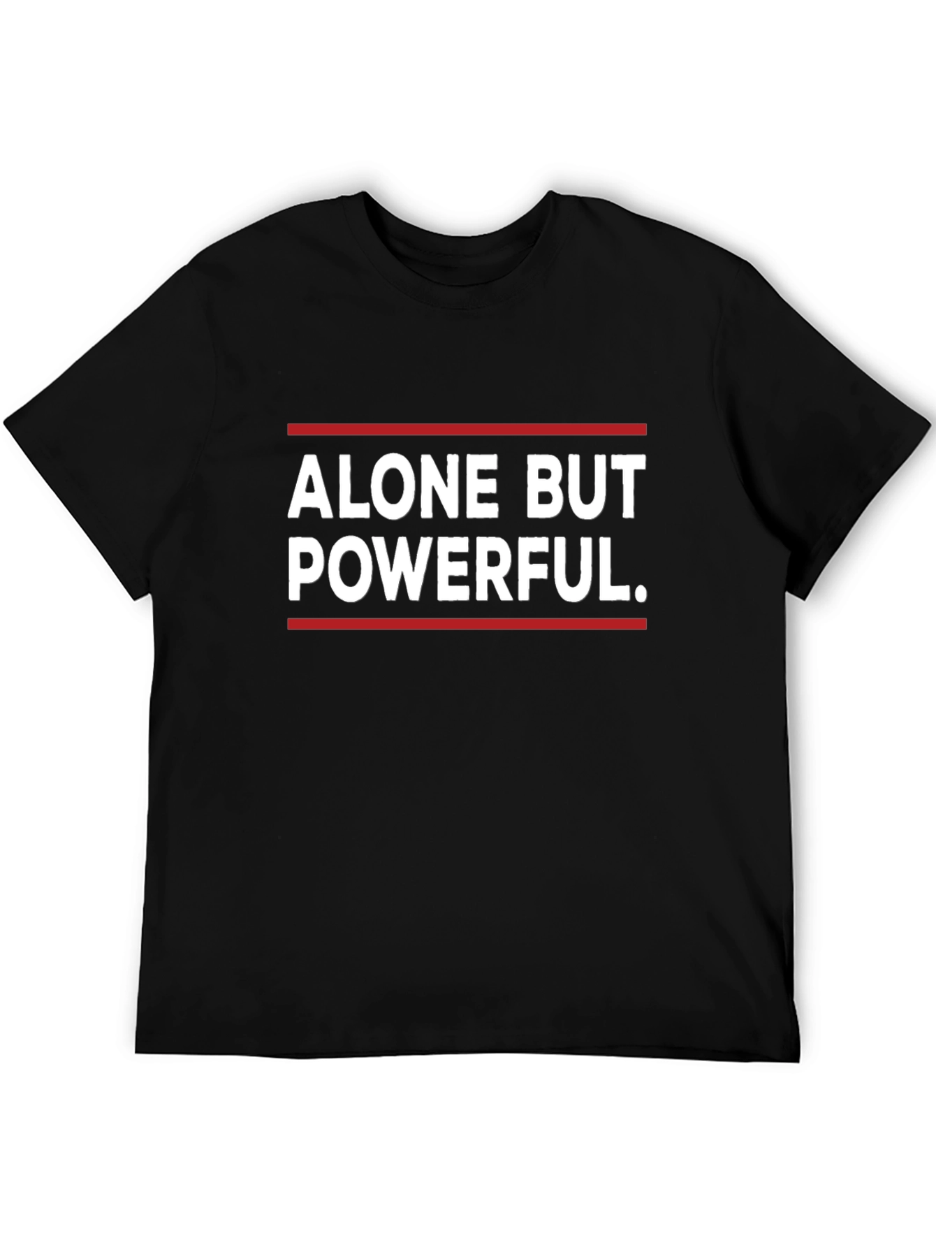 Camiseta Negra: Solo Pero Poderoso