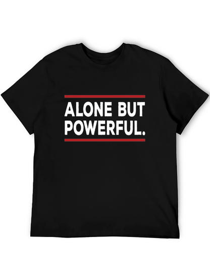 Camiseta Negra: Solo Pero Poderoso