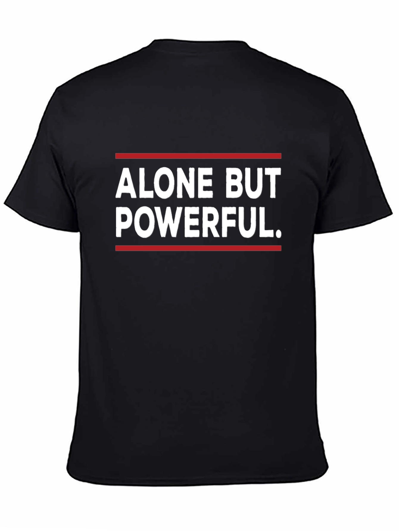 Camiseta Negra: Solo Pero Poderoso