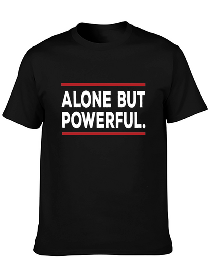 Camiseta Negra: Solo Pero Poderoso