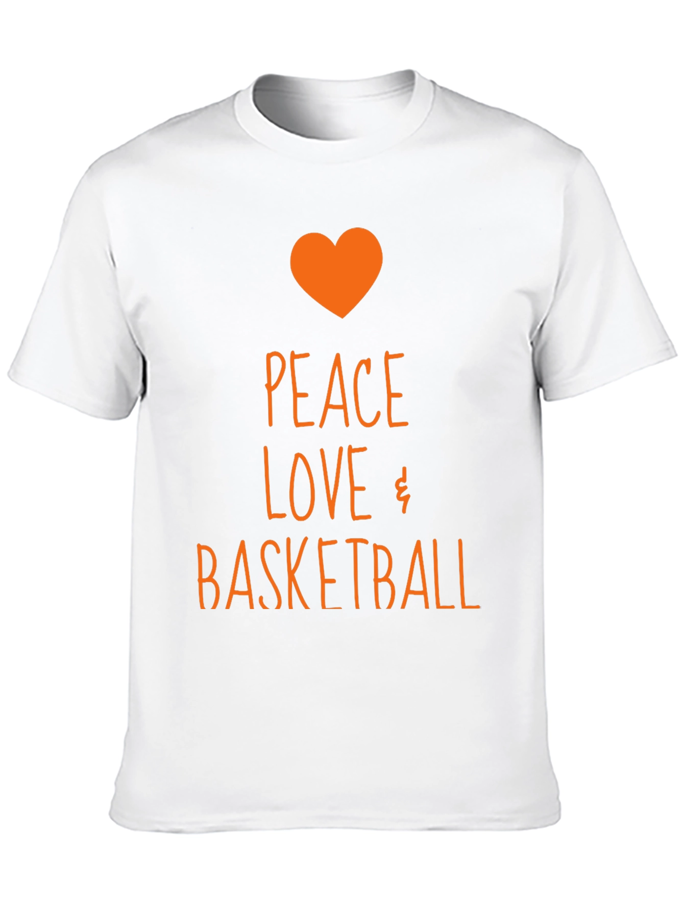 Camiseta Negra Peace Love Basketball