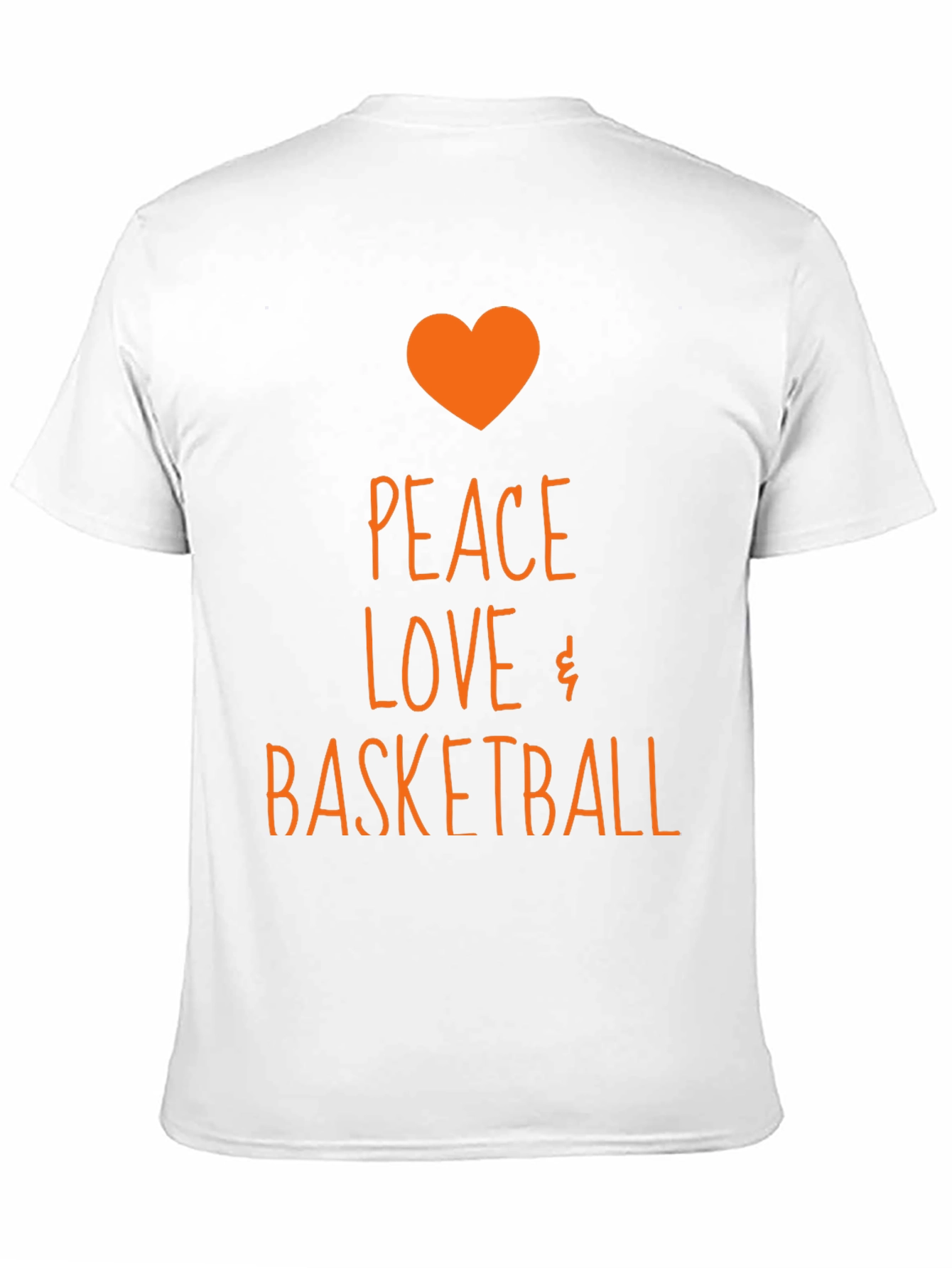 Camiseta Negra Peace Love Basketball