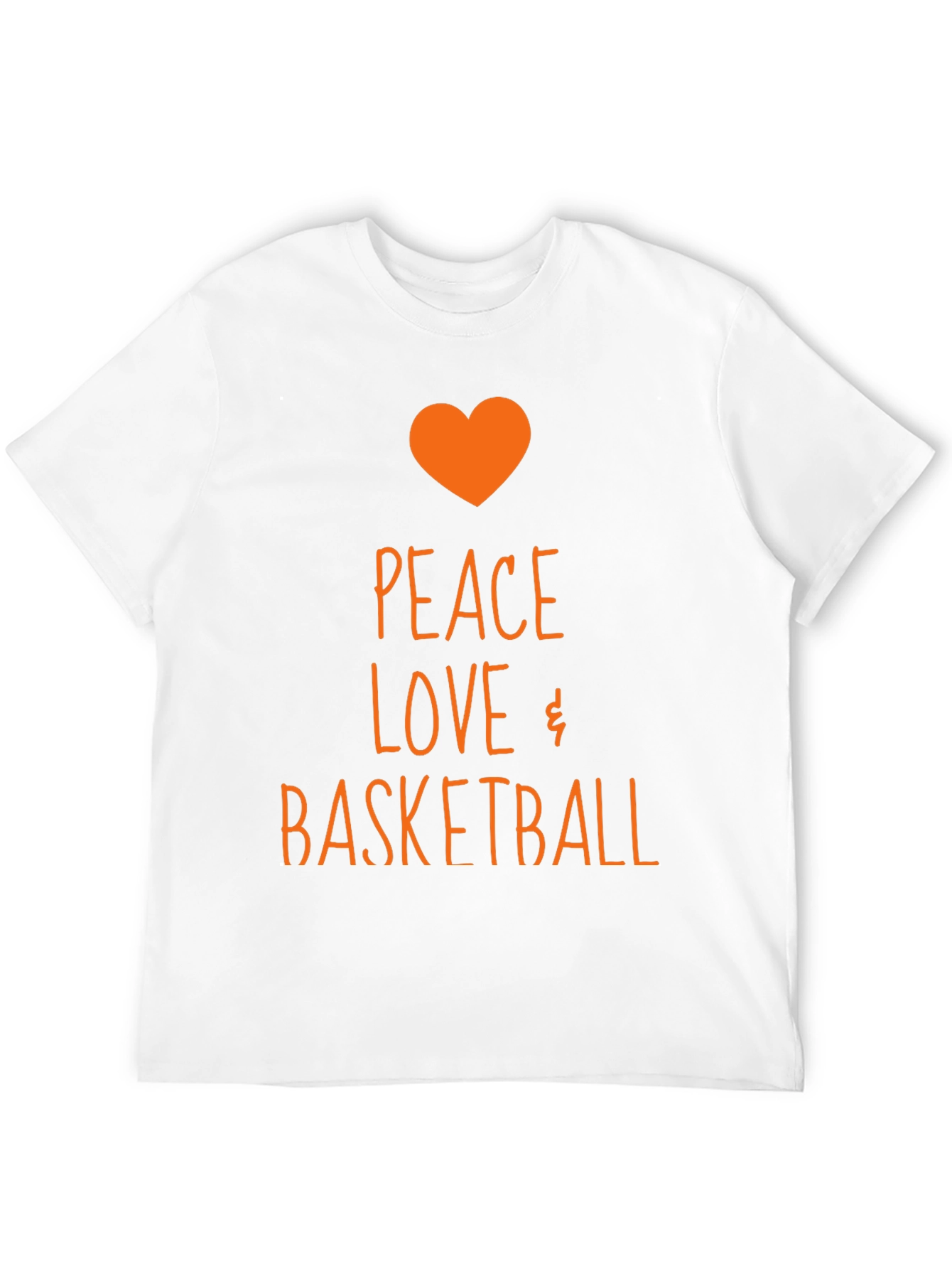 Camiseta Negra Peace Love Basketball