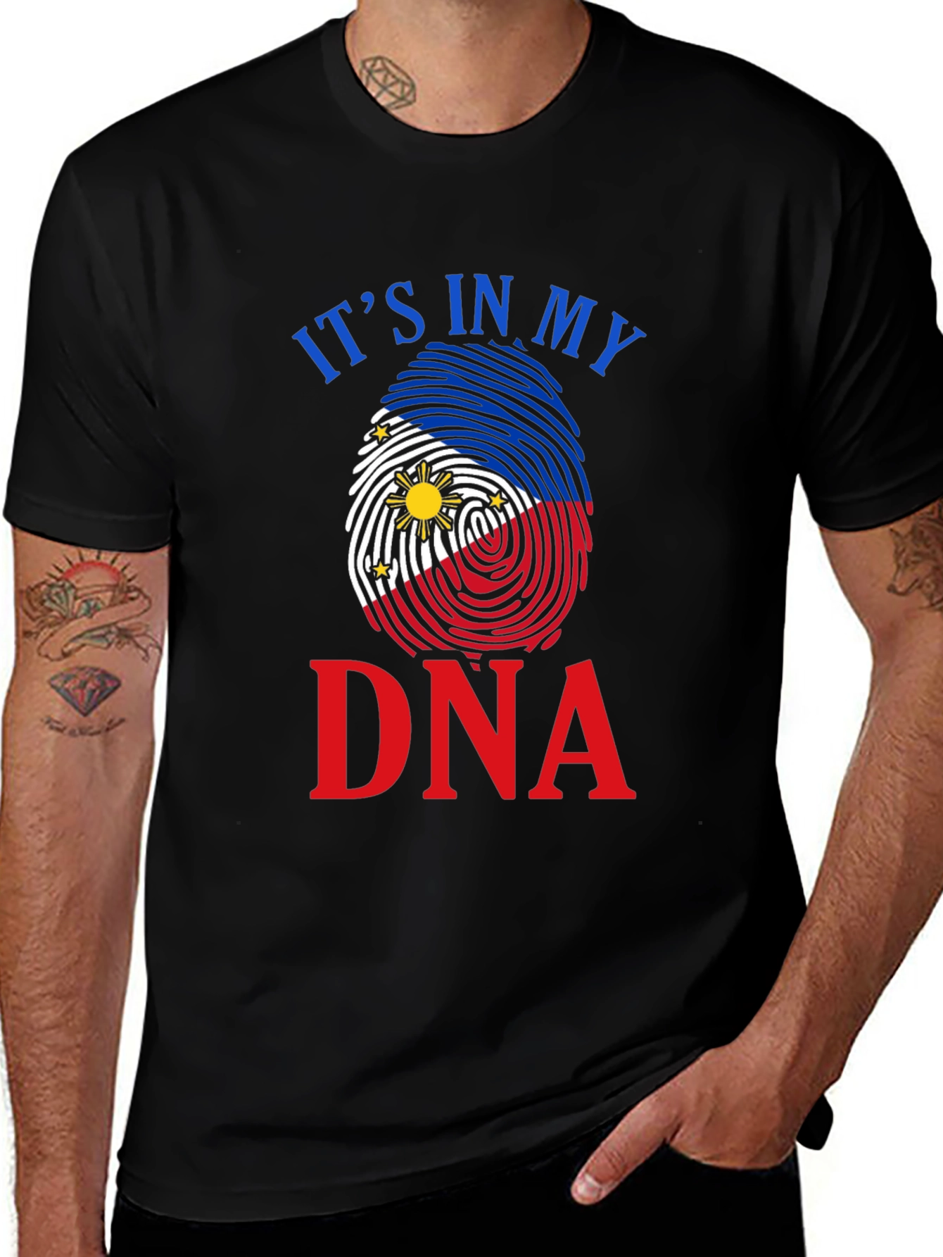 Camiseta Negra ADN Filipinas