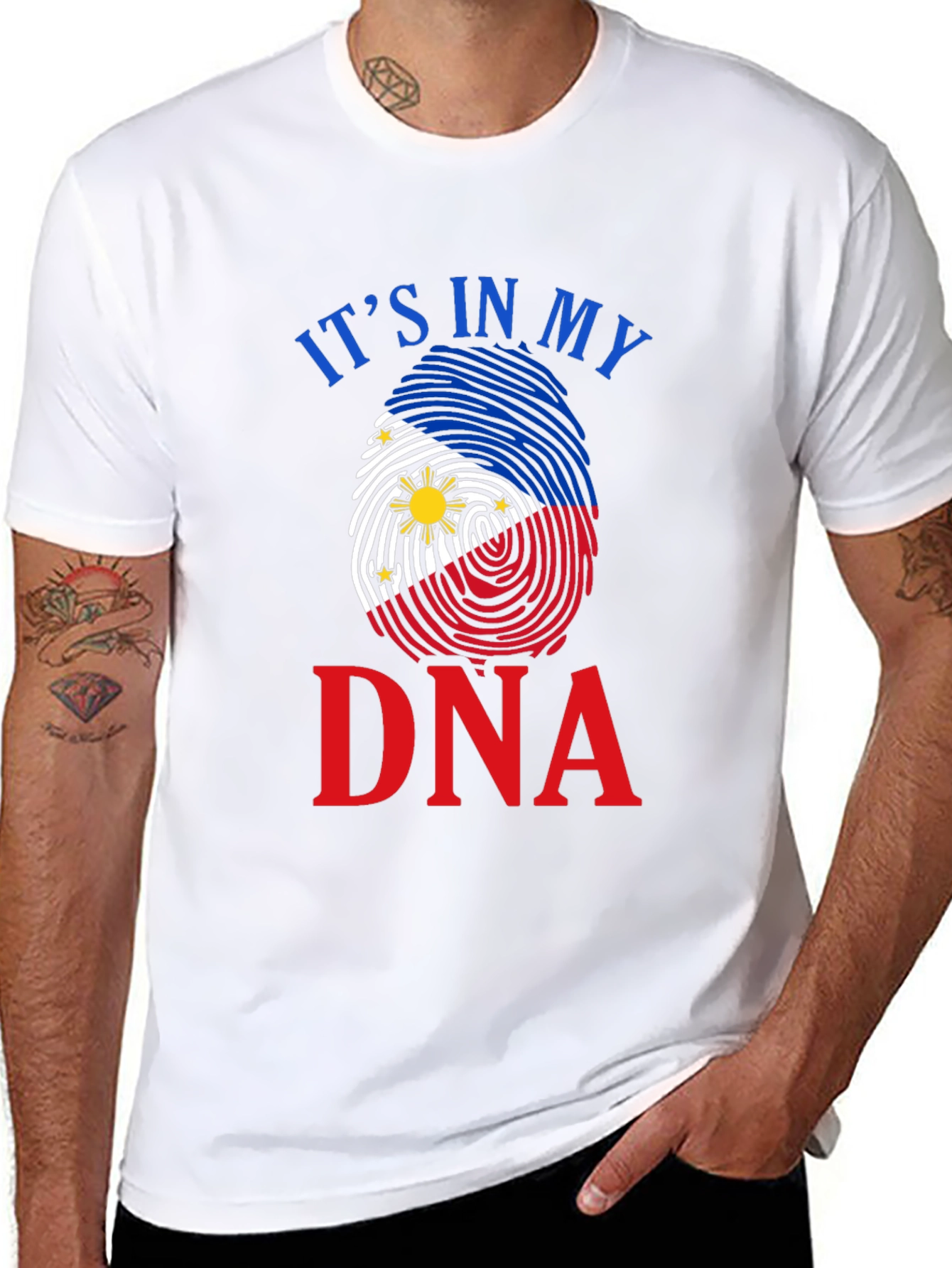 Camiseta Negra ADN Filipinas