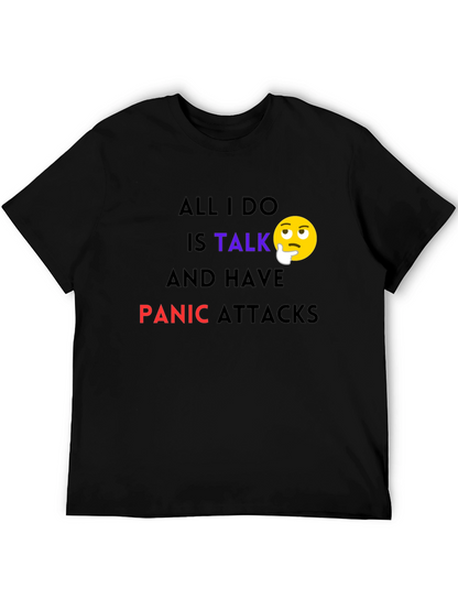 Camiseta Negra: Hablar y Ataques de Pánico