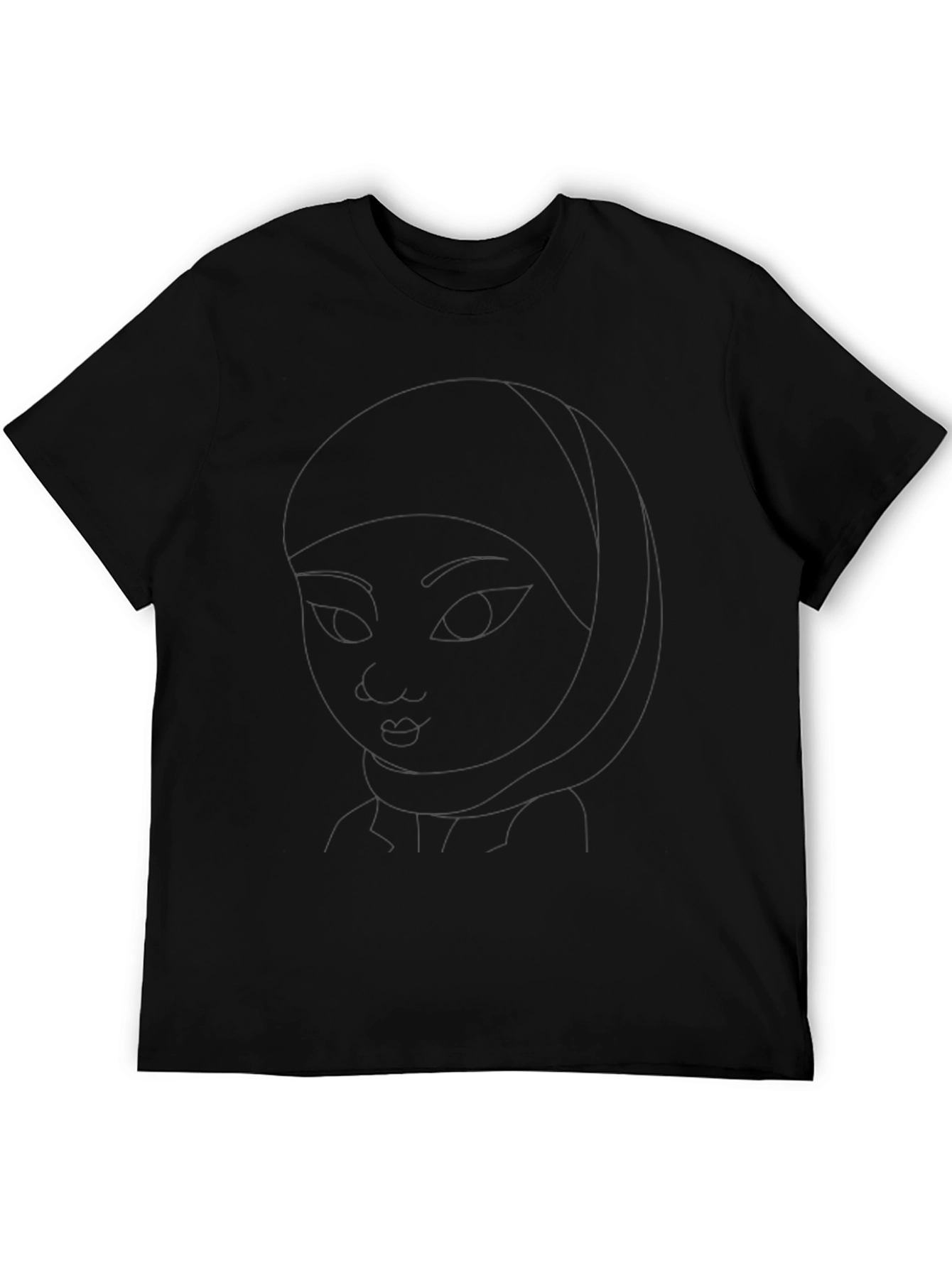 Camiseta Negra Clásica para Hombre