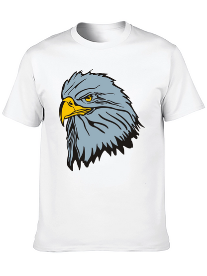 Camiseta Negra con Diseño de Águila Imponente