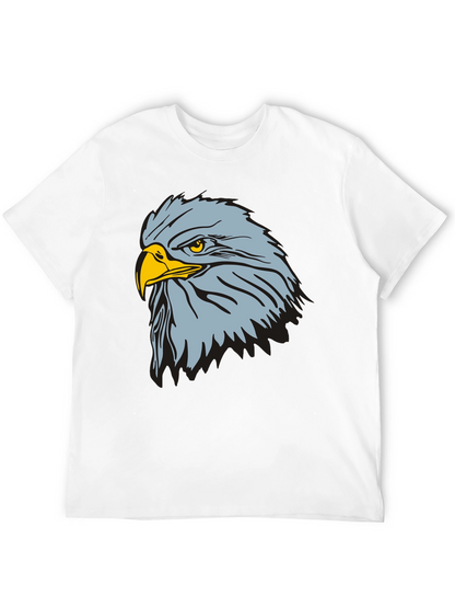 Camiseta Negra con Diseño de Águila Imponente