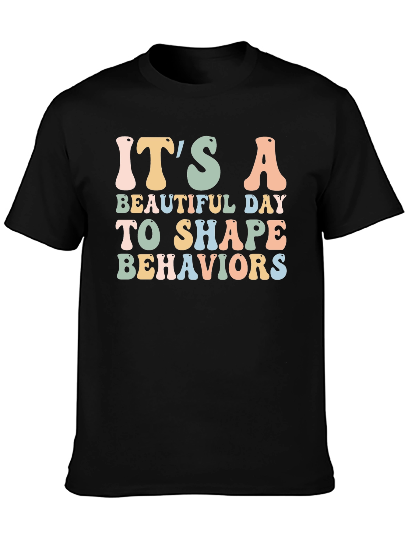 Camiseta Negra: Es Un Día Hermoso Para Moldear Conductas