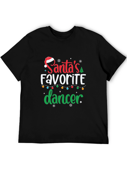 Camiseta Navideña: La Bailarina Favorita de Santa