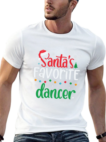 Camiseta Navideña: La Bailarina Favorita de Santa