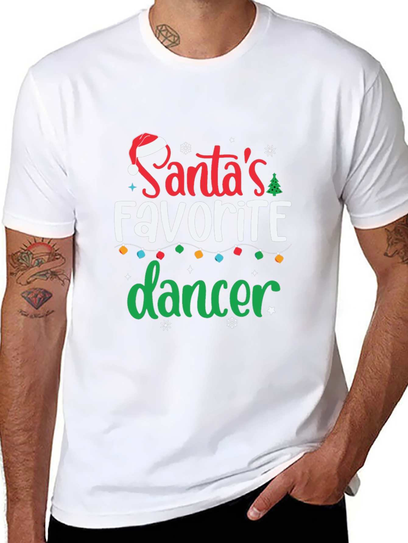 Camiseta Navideña: La Bailarina Favorita de Santa