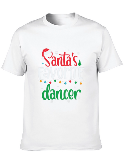 Camiseta Navideña: La Bailarina Favorita de Santa