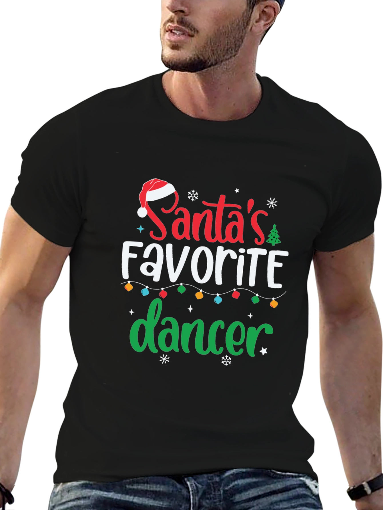 Camiseta Navideña: La Bailarina Favorita de Santa