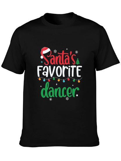 Camiseta Navideña: La Bailarina Favorita de Santa