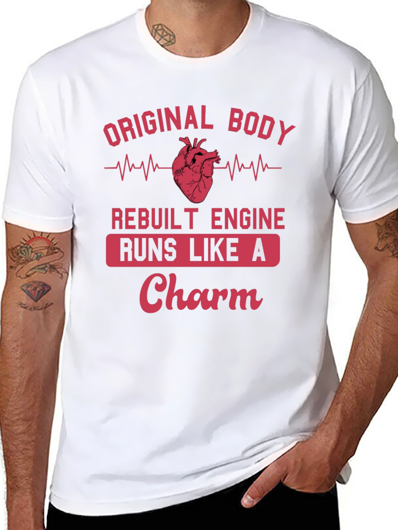 Camiseta Hombre Corazón Reconstruido