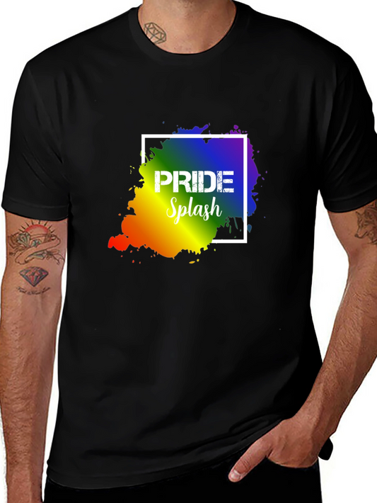 Camiseta Negra con Diseño de Orgullo Gay
