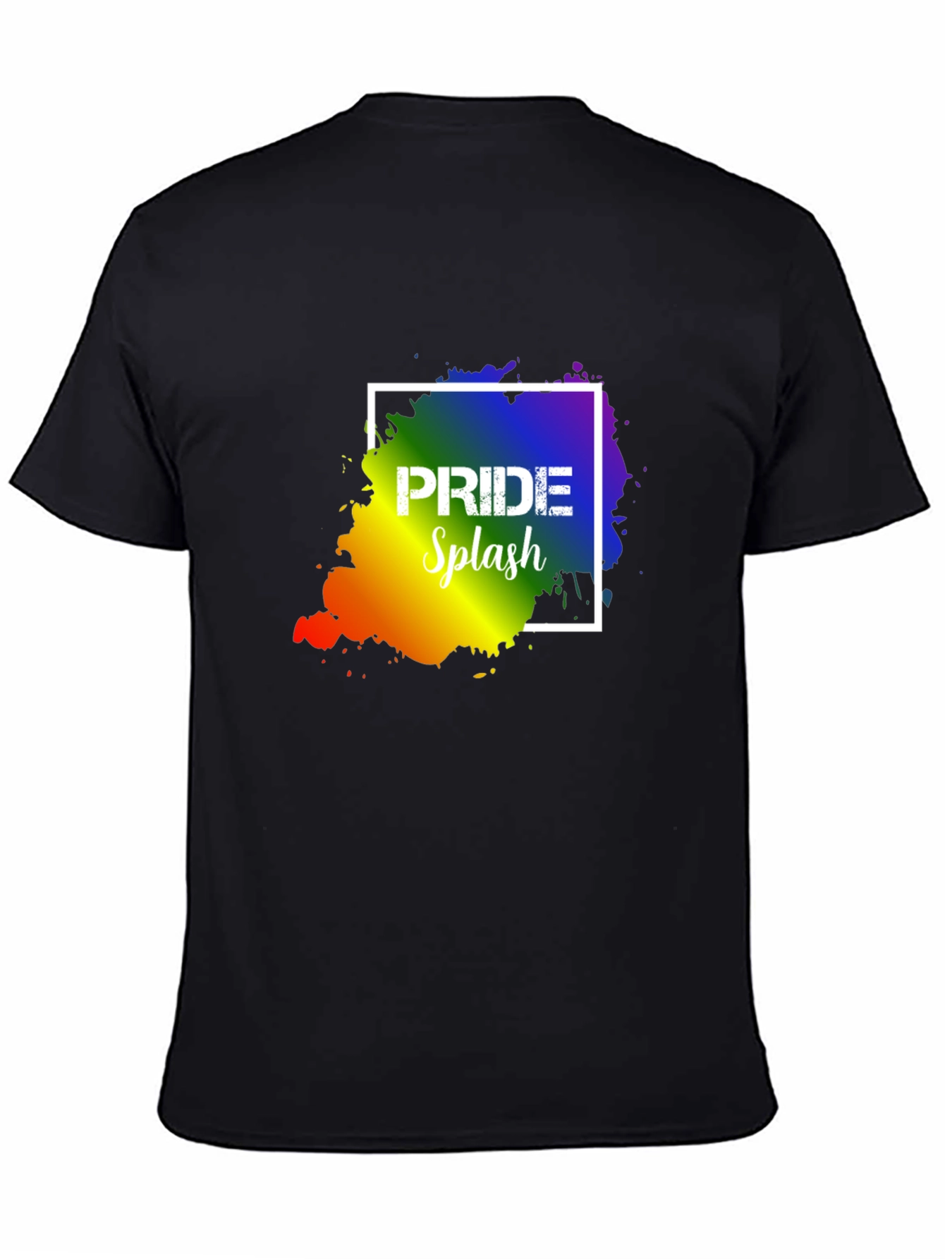 Camiseta Negra con Diseño de Orgullo Gay