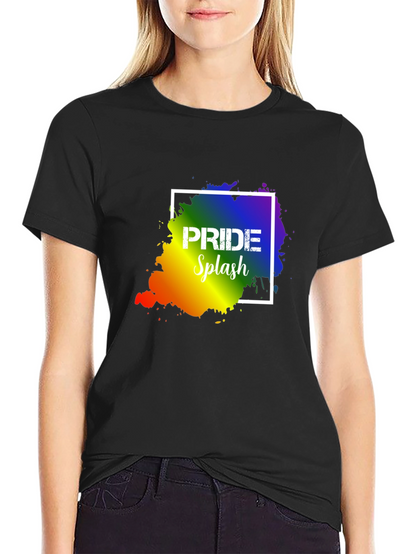 Camiseta Negra con Diseño de Orgullo Gay