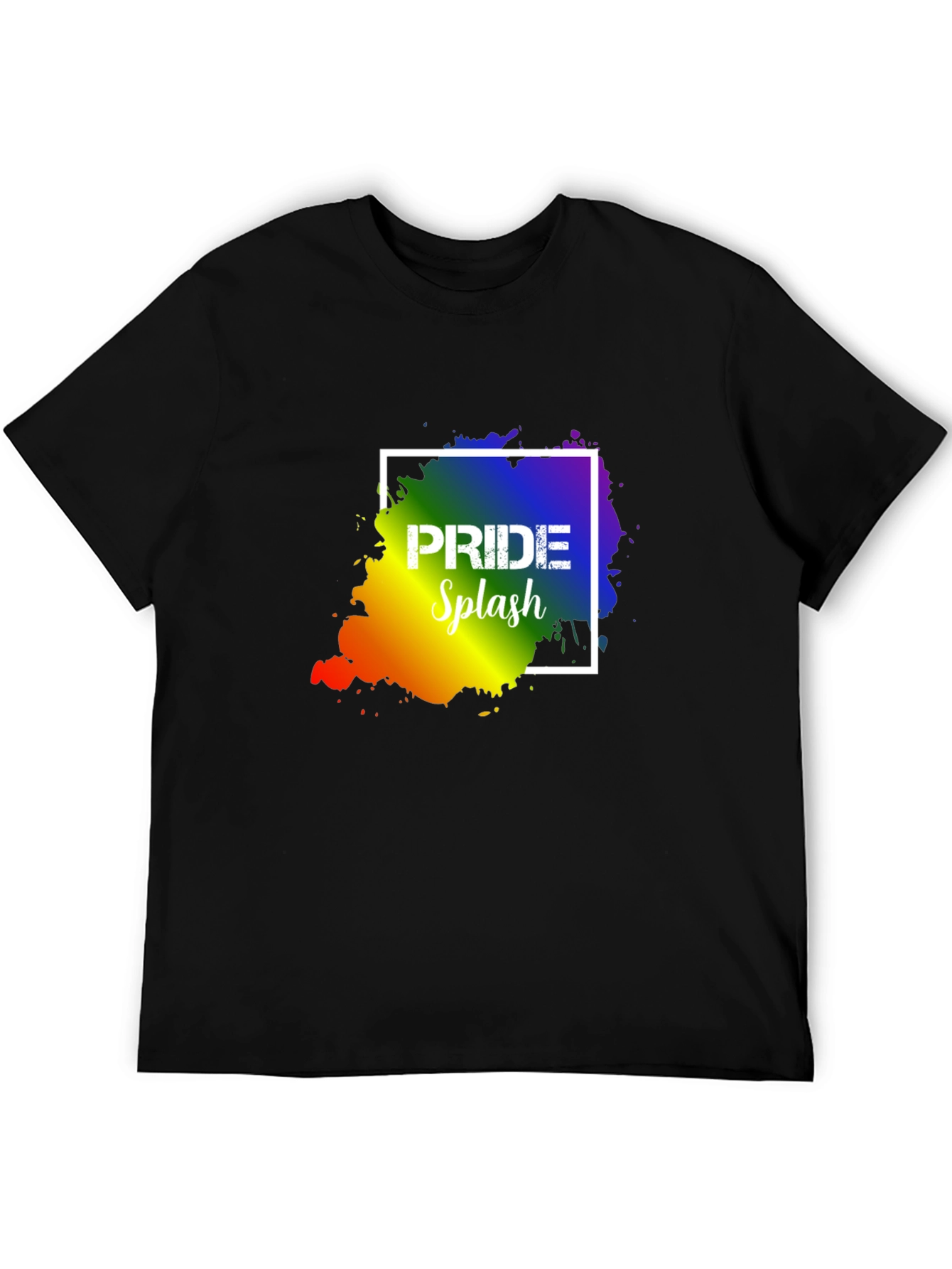 Camiseta Negra con Diseño de Orgullo Gay