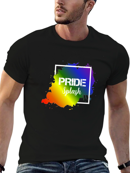 Camiseta Negra con Diseño de Orgullo Gay