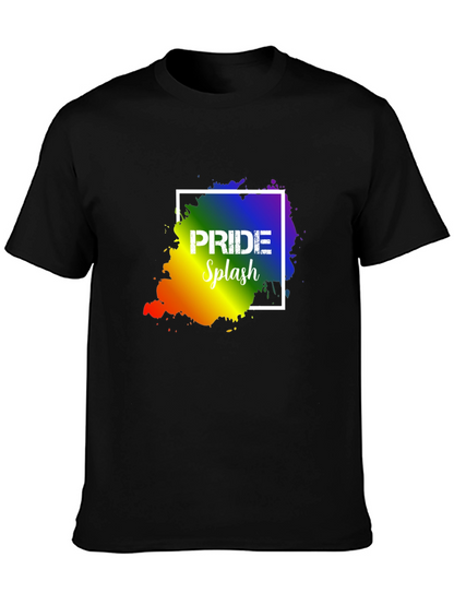 Camiseta Negra con Diseño de Orgullo Gay