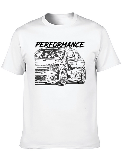Camiseta Negra Performance Diseño de Coche