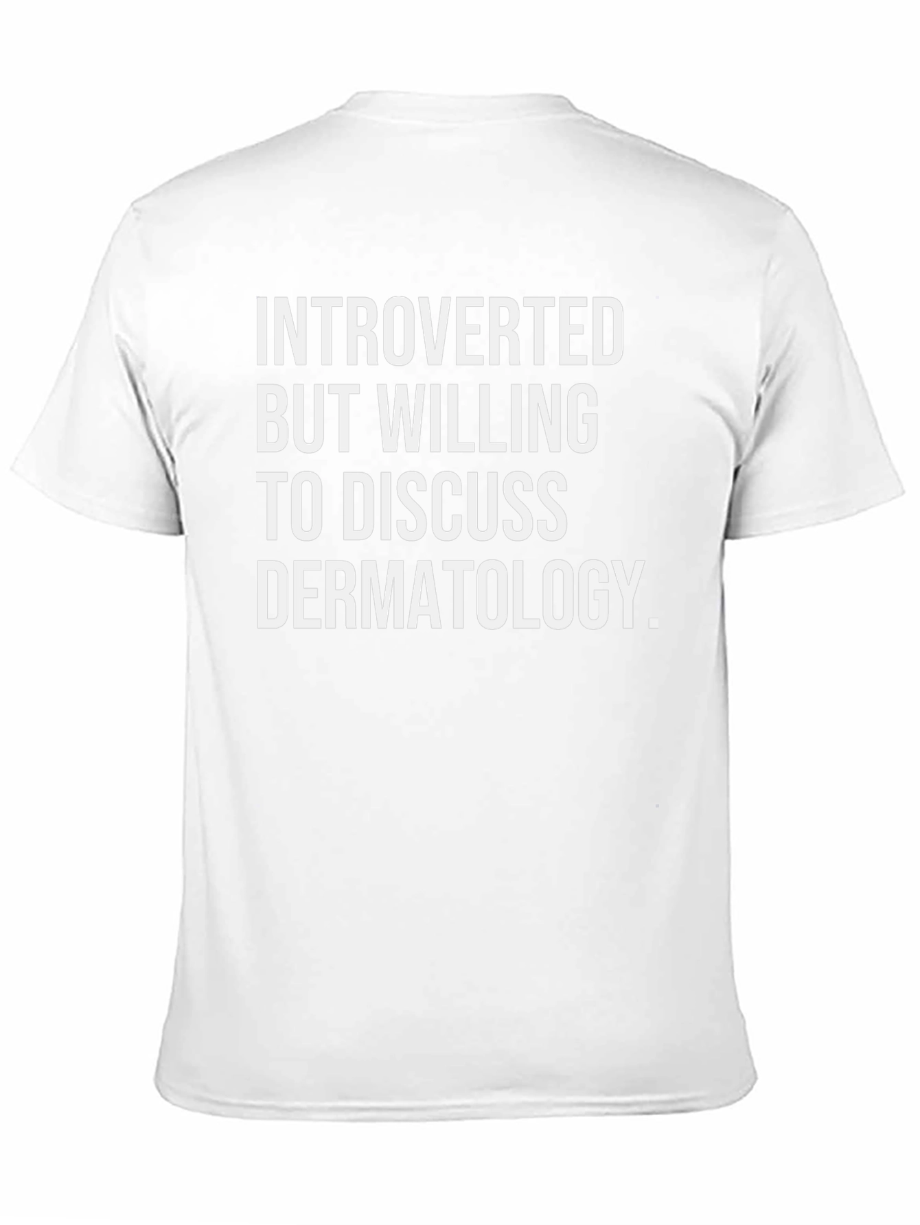 Camiseta Introvertido - Dermatología