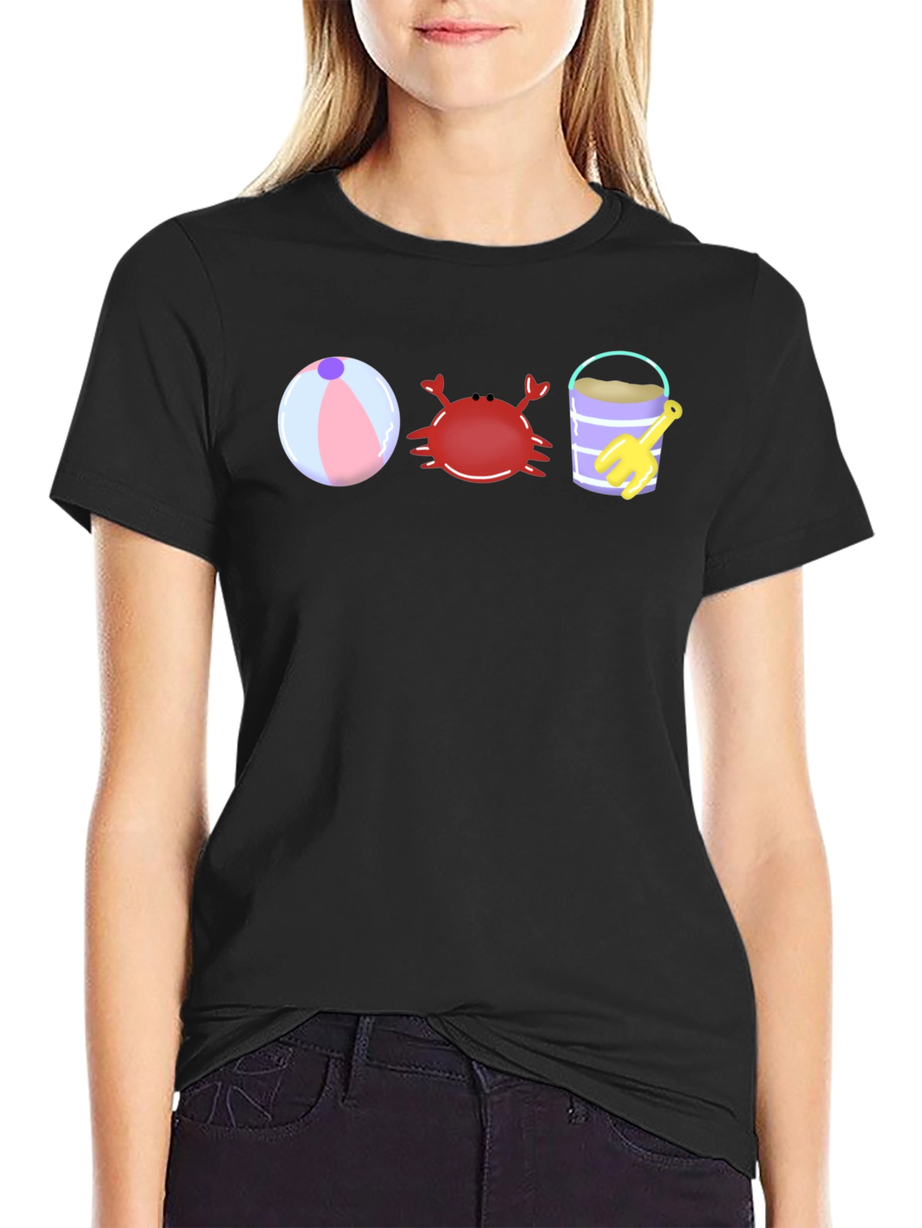 Camiseta de Playa con Diseño Divertido