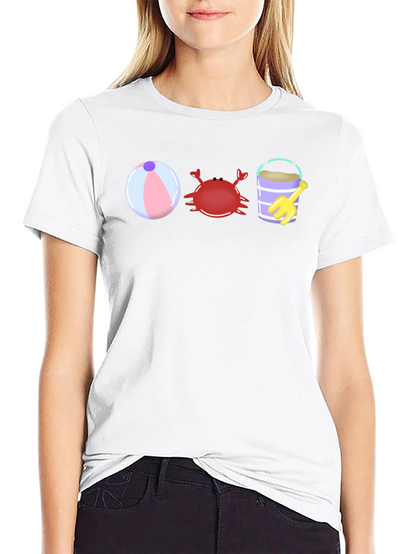 Camiseta de Playa con Diseño Divertido