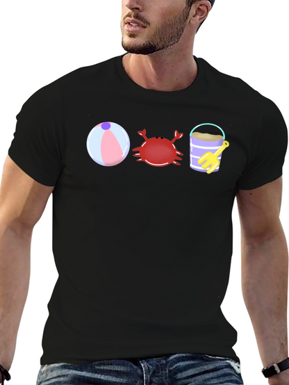 Camiseta de Playa con Diseño Divertido