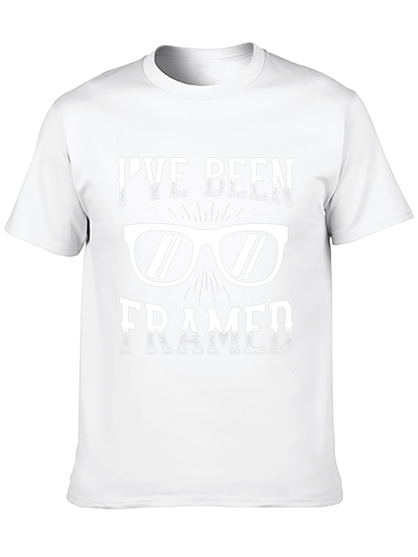 Camiseta Negra Humorística Ive Been Framed